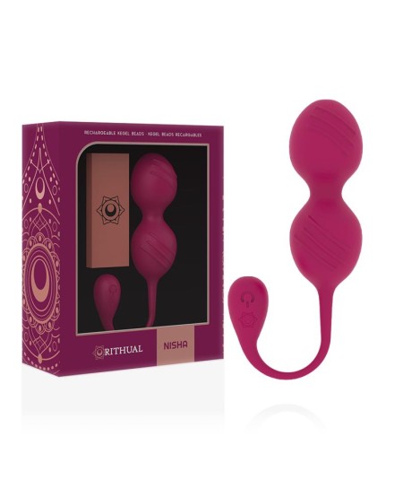 RITUAL NISHA BOLAS KEGEL RECARGABLES VIBRADORAS ORQUIDEA