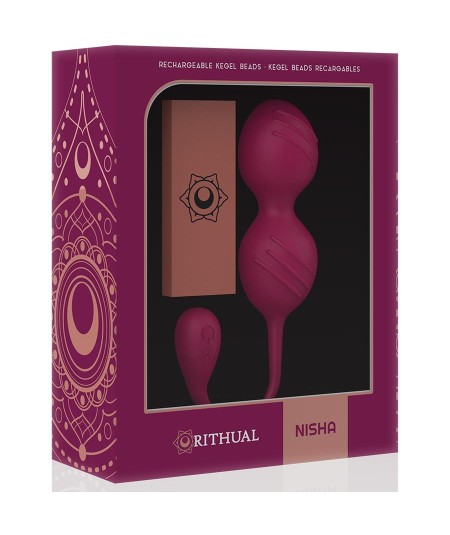 RITUAL NISHA BOLAS KEGEL RECARGABLES VIBRADORAS ORQUIDEA