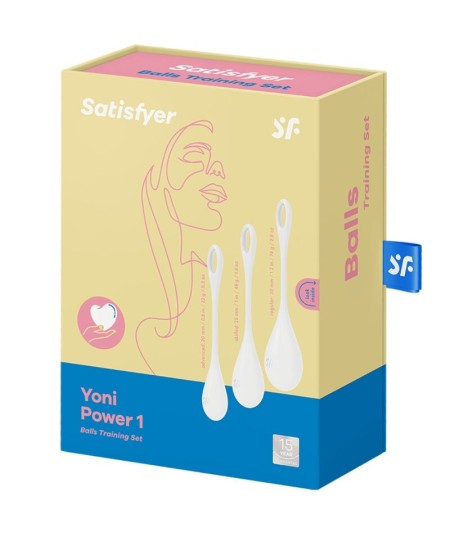 SATISFYER YONI POWER 1 KIT DE ENTRENAMIENTO BLANCO