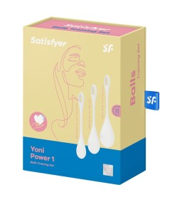 SATISFYER YONI POWER 1 KIT DE ENTRENAMIENTO BLANCO