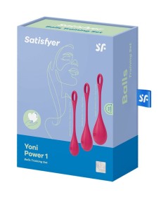 SATISFYER YONI POWER 1 KIT DE ENTRENAMIENTO ROJO