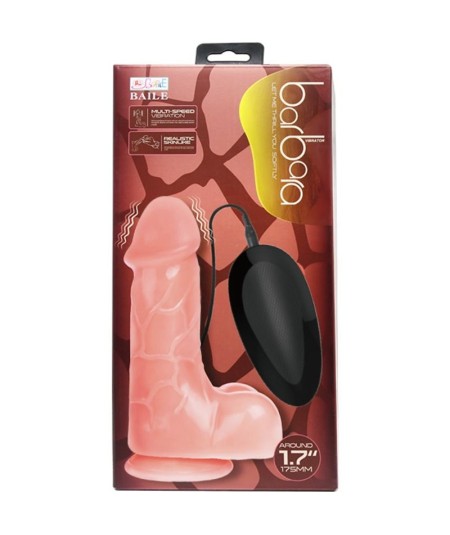 VIBRADOR REALISTICO BARBARA NATURAL