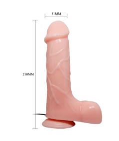 VIBRADOR REALISTICO BARBARA NATURAL 21 CM