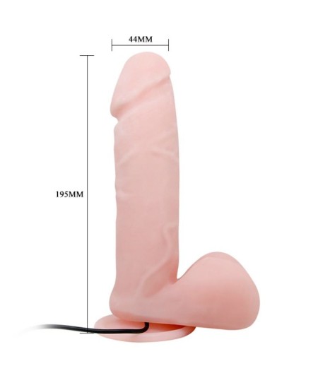 VIBRADOR REALISTICO OLIVER CON FUNCION ROTACION