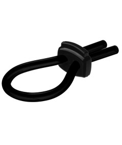 ERECTO MED ANILLO SILICONA PARA PENE NEGRO - M