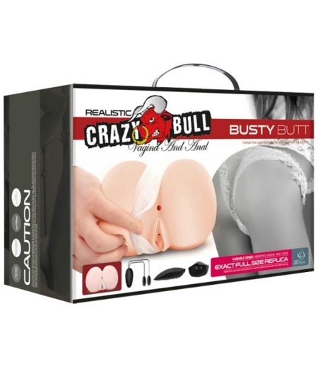 CRAZY BULL - VAGINA Y ANO REALISTICOS CON VIBRACION POSICION 6