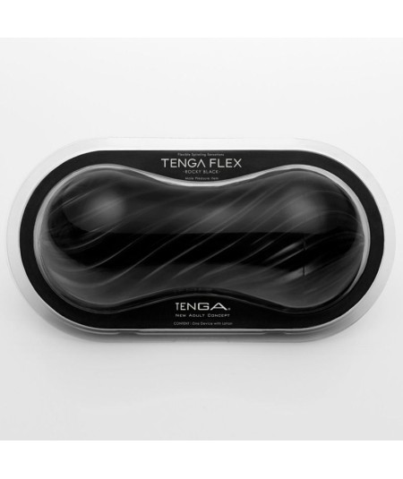 TENGA FLEX MASTUBADOR MASCULINO NEGRO.