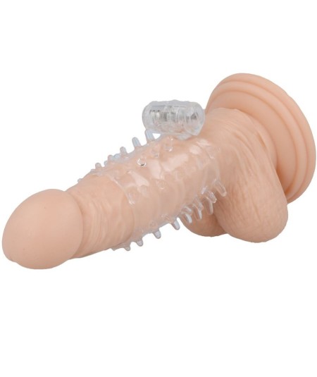 CASUAL LOVE-  CASUAL RING FUNDA PENE VIBRADOR TRANSPARENTE