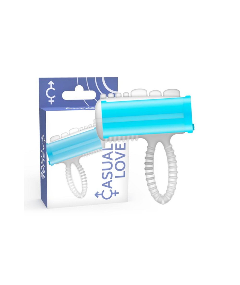 CASUAL LOVE-  CASUAL RING TONGUE VIBRATING AZUL