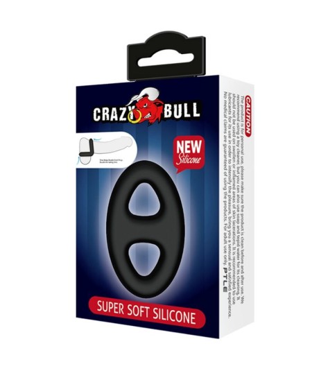 CRAZY BULL - ANILLO SILICONA DOBLE SUPER SUAVE