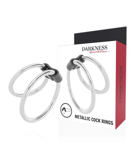 DARKNESS ANILLA METAL DOBLE PARA EL PENE