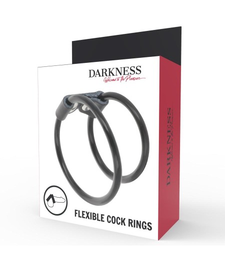 DARKNESS ANILLA FLEXIBLE DOBLE PARA EL PENE