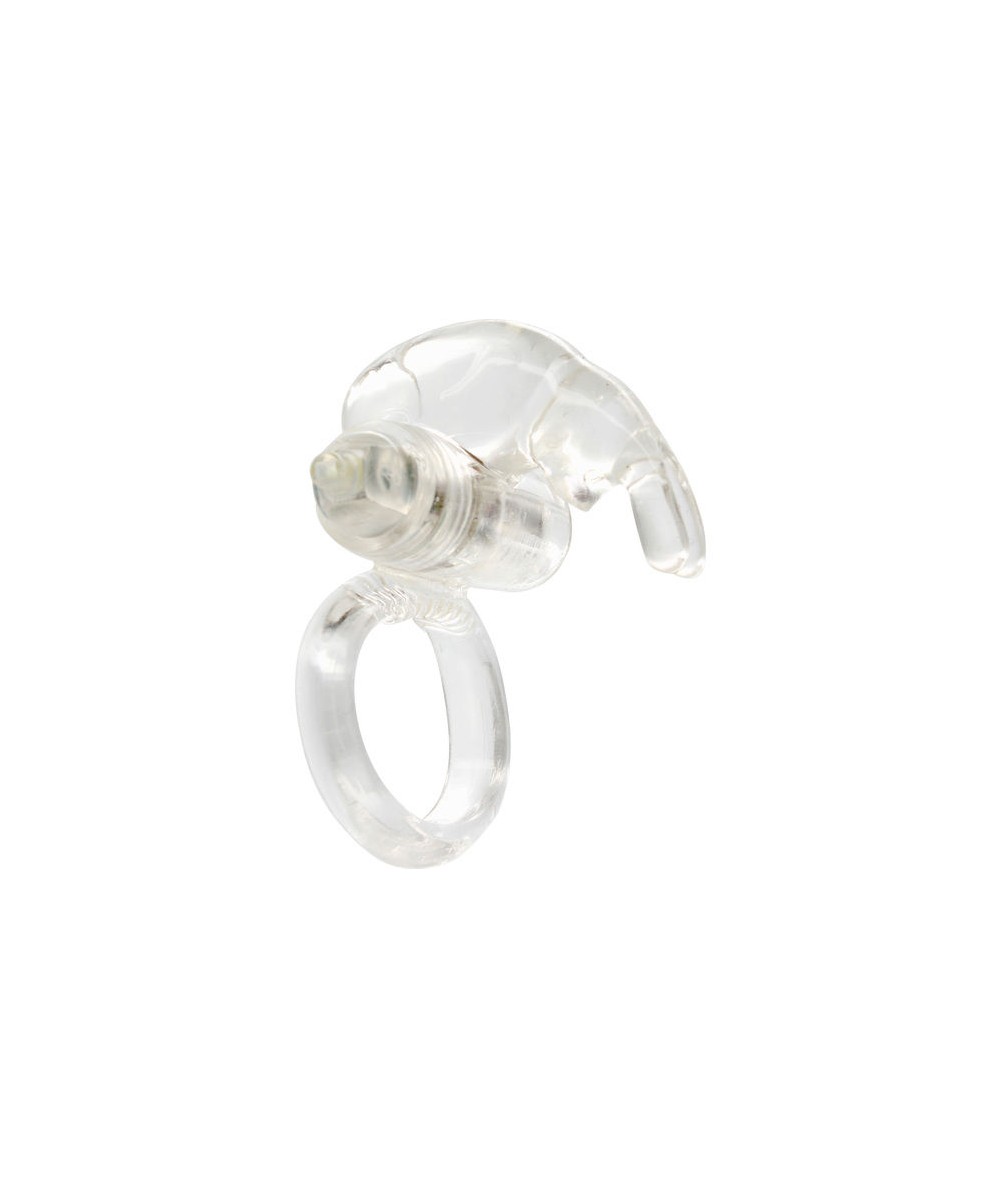 SEVENCREATIONS ANILLO VIBRADOR DE SILICONA TRANSPARENTE