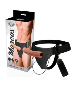 HARNESS ATTRACTION - ÁRNES HUECO MARCOS  CON VIBRADOR 15 X 5 CM