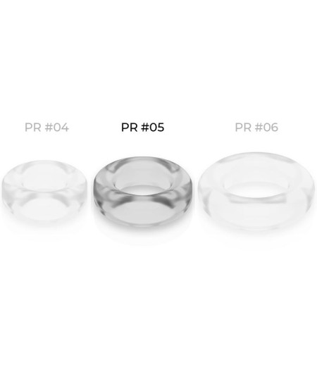 POWERING SUPER FLEXIBLE Y RESISTENTE ANILLO PENE  4.8CM PR05 CLEAR