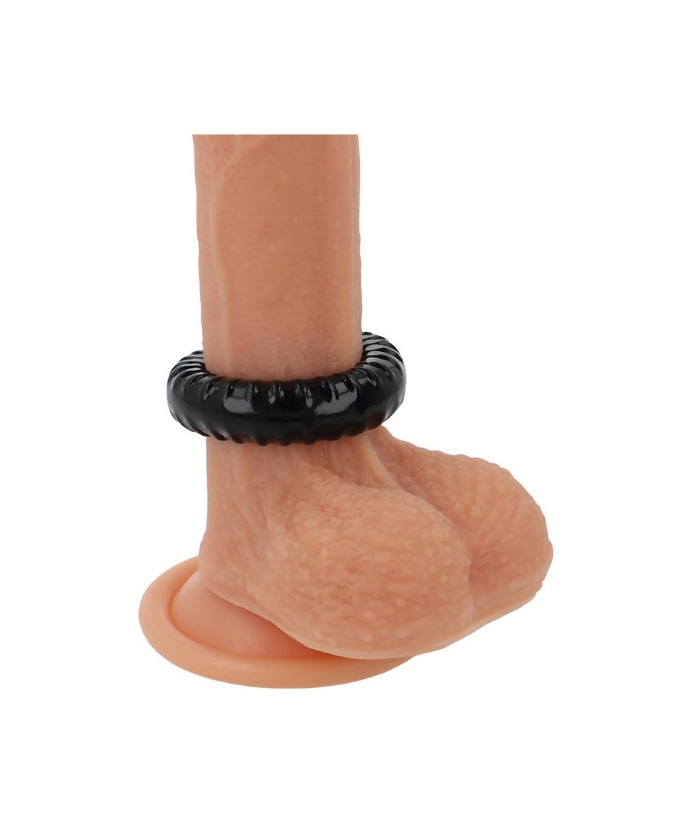 POWERING SUPER FLEXIBLE Y RESISTENTE ANILLO PENE  4.5CM PR07 NEGRO