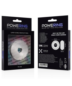 POWERING SUPER FLEXIBLE Y RESISTENTE ANILLO PENE  5CM PR08 CLEAR