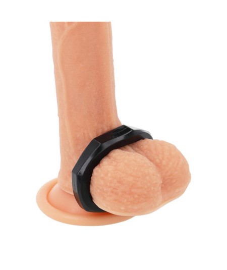 POWERING SUPER FLEXIBLE Y RESISTENTE ANILLO PENE  5CM PR10 NEGRO