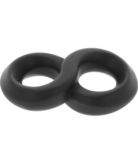 POWERING SUPER FLEXIBLE Y RESISTENTE ANILLO PENE Y TESTICULOS  PR12  NEGRO