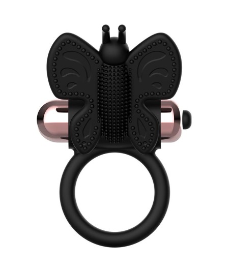 COQUETTE CHIC DESIRE COCK RING BUTTERFLY ANILLO VIBRADOR NEGRO / GOLD