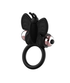 COQUETTE CHIC DESIRE COCK RING BUTTERFLY ANILLO VIBRADOR NEGRO / GOLD