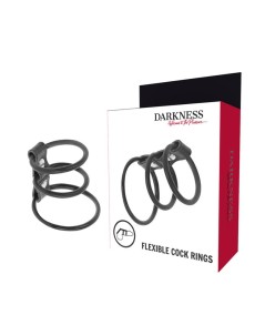 DARKNESS SET DE 3 ANILLAS PENE FLEXIBLE