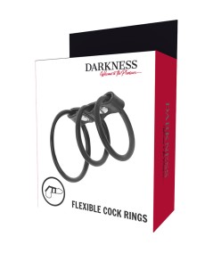 DARKNESS SET DE 3 ANILLAS PENE FLEXIBLE