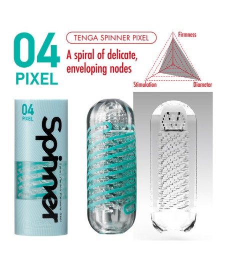 TENGA SPINNER MASTURBADOR PIXEL