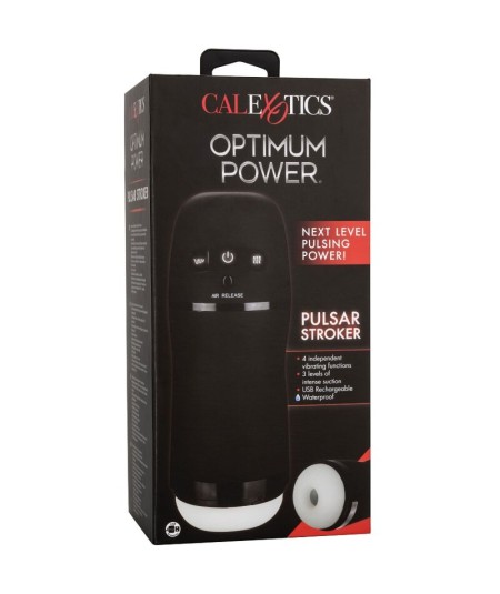 CALEX OPTIMUM POWER MASTURBADOR CON VIBRACION Y SUCCION