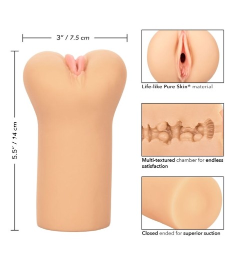 CALEX BOUNDLESS VULVA MASTURBADOR - TONO LIGHT