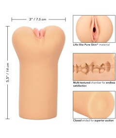 CALEX BOUNDLESS VULVA MASTURBADOR - TONO LIGHT