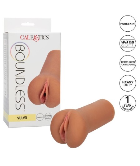 CALEX BOUNDLESS VULVA MASTURBADOR - TONO CARAMELO