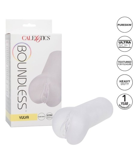 CALEX BOUNDLESS VULVA MASTURBADOR - TRANSPARENTE