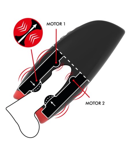 JAMYJOB NOVAX MASTURBADOR CON VIBRACION Y COMPRESIÓN