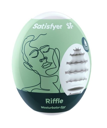 SATISFYER RIFFLE HUEVO MASTUBADOR