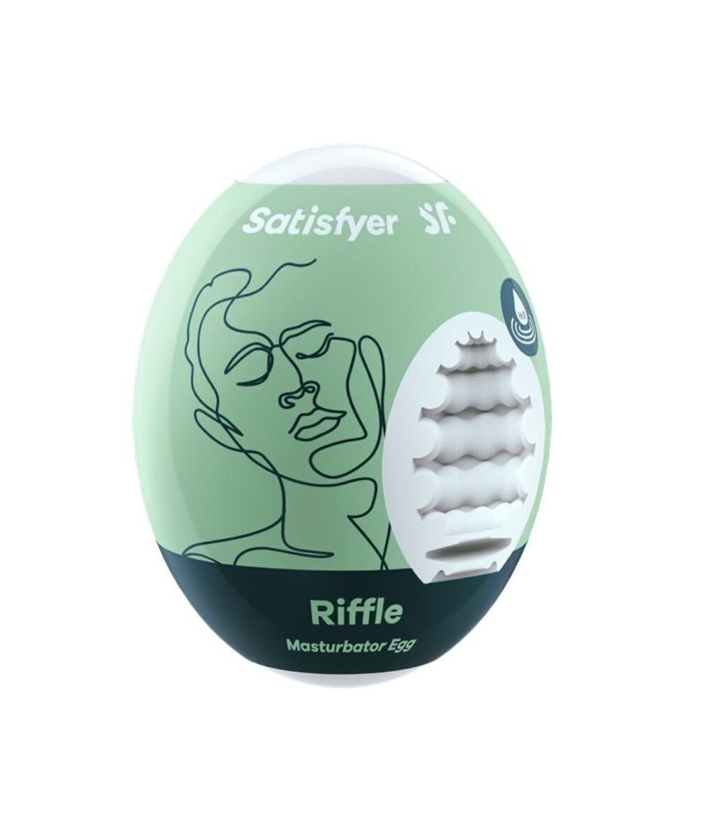 SATISFYER RIFFLE HUEVO MASTUBADOR