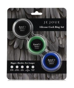 JE JOUE SILICONE SET ANILLOS PENE DE SILICONA