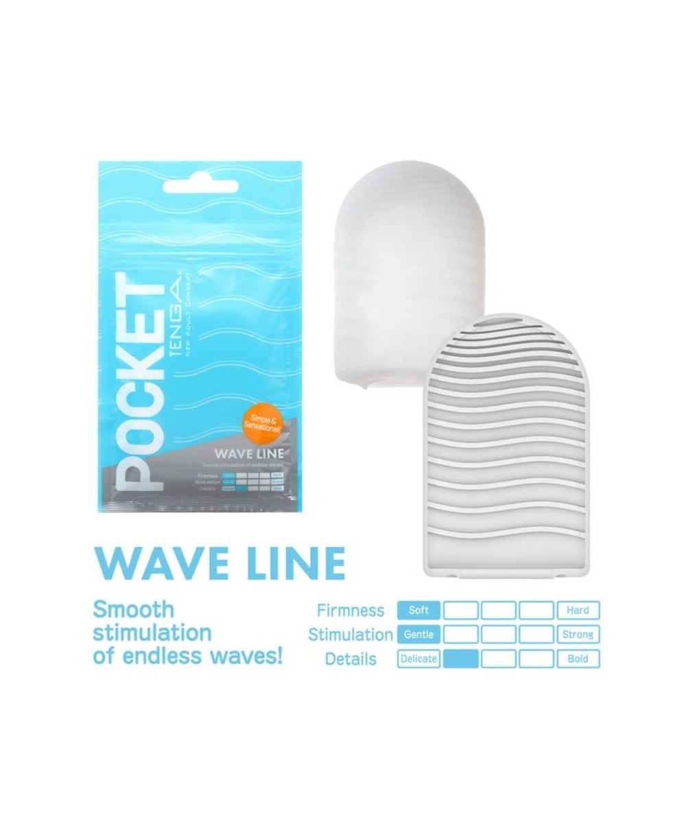 TENGA WAVE LINE MASTURBADOR POCKET