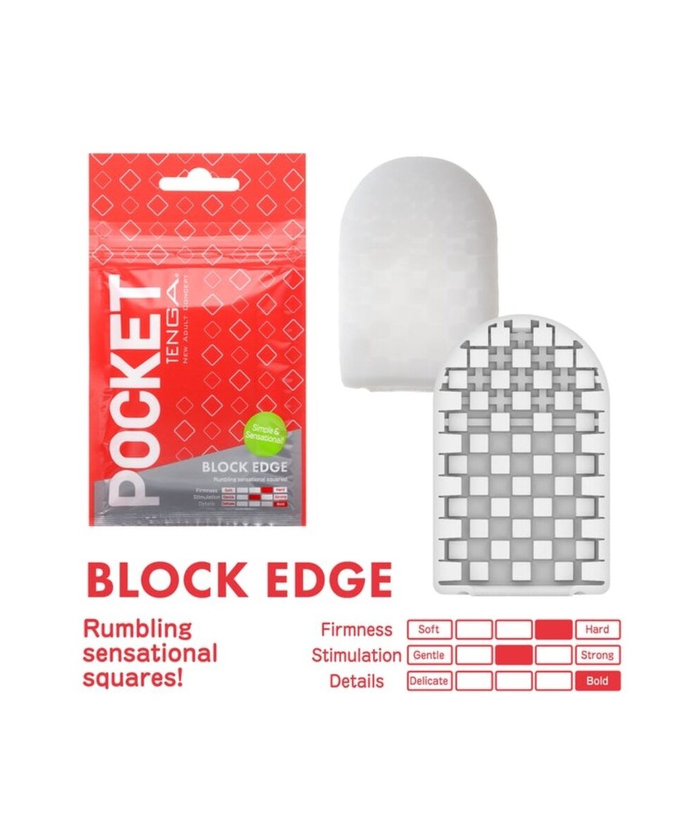 TENGA BLOCKED EDGE MASTURBADOR POCKET