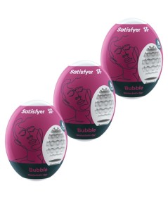 SATISFYER 3 HUEVOS MASTURBADORES - BUBBLE