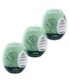 SATISFYER 3 HUEVOS MASTURBADORES - RIFFLE