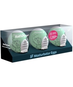 SATISFYER 3 HUEVOS MASTURBADORES - RIFFLE