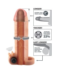 EXTENSION PARA EL PENE CON VIBRADOR REAL FEEL 2