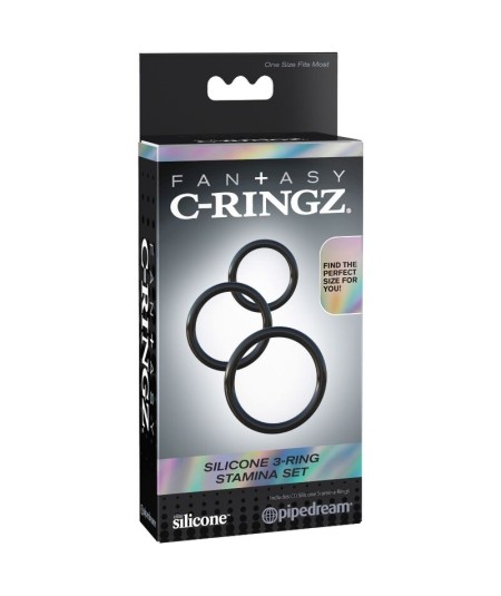 FANTASY C-RINGZ SET ANILLAS SILICONA STAMINA