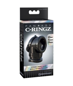 FANTASY C-RINGZ  COCK PIPE WITH BALL STRECH