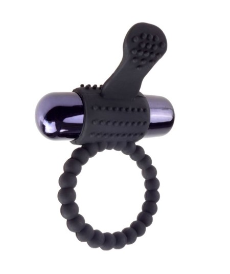 FANTASY C-RING ANILLO VIBRADOR DE SILICONA NEGRO