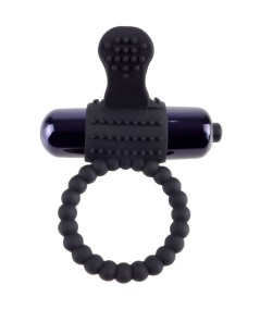 FANTASY C-RING ANILLO VIBRADOR DE SILICONA NEGRO