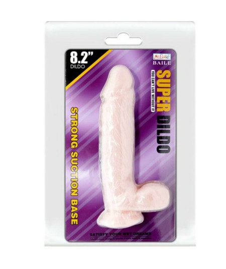 BAILE SUPER DILDO REALISTICO NATURAL 21.5 CM