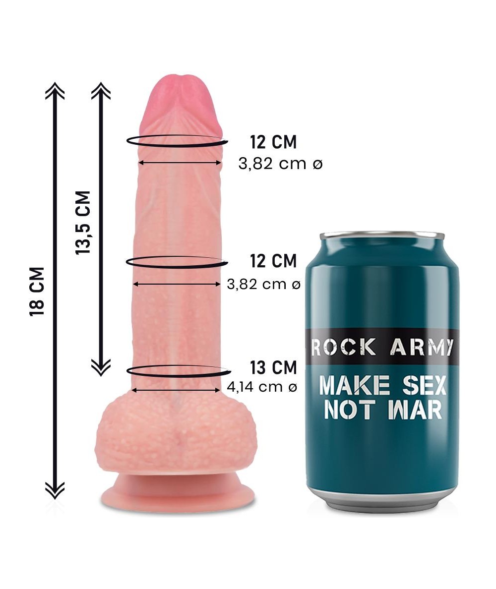 ROCKARMY - LIQUID SILICONE DILDO PREMIUM MUSTANG 18CM