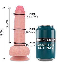 ROCKARMY - LIQUID SILICONE DILDO PREMIUM MUSTANG 18CM